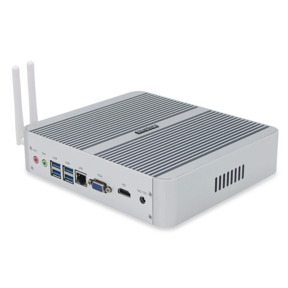 

HYSTOU FMP03B-I3-7100U 4K Ultra HD Mini PC Intel Core I3-7100U CPU Support For KODI 17.0 5.1 Surround Sound Output