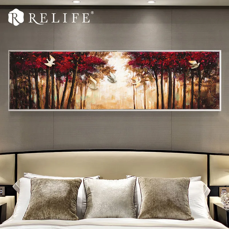 Red Maple Forest Handpainted Resin Acrylic Oil Paintings on the Wall for Bedroom
Red Maple Forest Handpainted Resin Acrylic Oil Paintings on the Wall for Bedroom