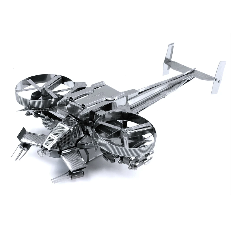 

Microworld Models Avatar Scorpion helicopter model DIY laser cutting Jigsaw puzzle plane model 3D metal Puzzle Toys for adult