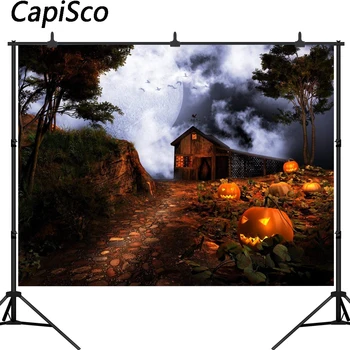 Capisco photographic background Barn evil Pumpkin Halloween backdrop newborn original design photocall fantasy props
Capisco photographic background Barn evil Pumpkin Halloween backdrop newborn original design photocall fantasy props