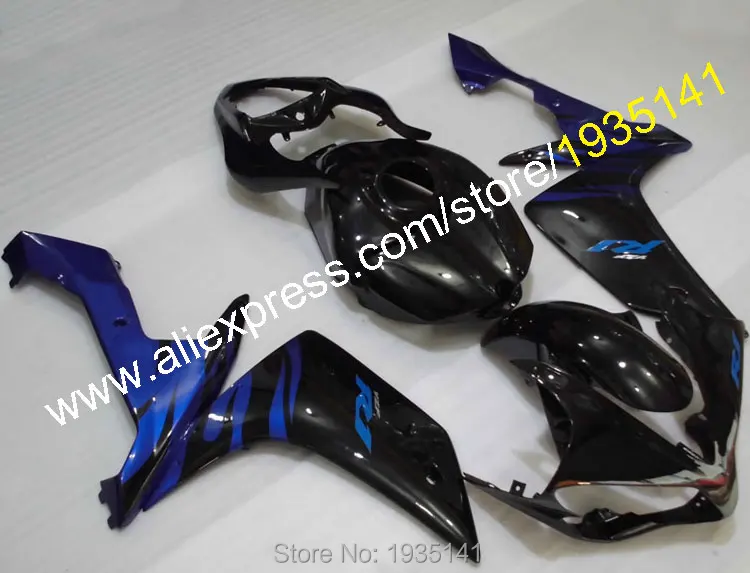 Синий черный корпус обтекателя Для Yamaha YZF R1 2008 2007 08 07 YZF1000 Корпус мотоцикла (литьё