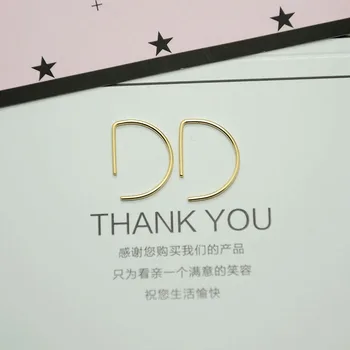 Domino Handmade D Shape Open Hoop Threaders Minimalist Hoop Earrings Everyday Hoops
Domino Handmade D Shape Open Hoop Threaders Minimalist Hoop Earrings Everyday Hoops