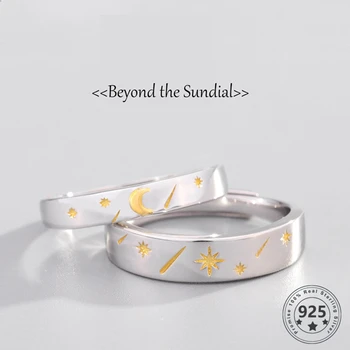LouLeur Silver 925 Jewelry Moon Star Couple Rings Original Creative Anniversary Wedding Rings For Lover Women Festival Gift 2019
LouLeur Silver 925 Jewelry Moon Star Couple Rings Original Creative Anniversary Wedding Rings For Lover Women Festival Gift 2019