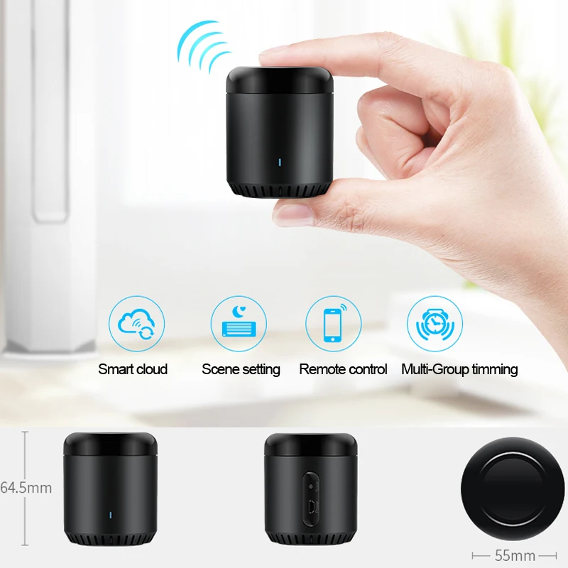 Broadlink Rm mini3 Universal IR Remote Controller Wireless Smart Remote For Aircon TV Home Automation Support Alexa Google Home
Broadlink Rm mini3 Universal IR Remote Controller Wireless Smart Remote For Aircon TV Home Automation Support Alexa Google Home