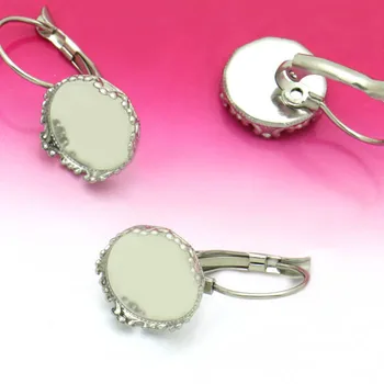 Blank Stainless Steel Clip Hook Earrings Bases with 12mm Round Crown Bezel Cabochon Wire Ear Clip Earrings Settings Findings
Blank Stainless Steel Clip Hook Earrings Bases with 12mm Round Crown Bezel Cabochon Wire Ear Clip Earrings Settings Findings