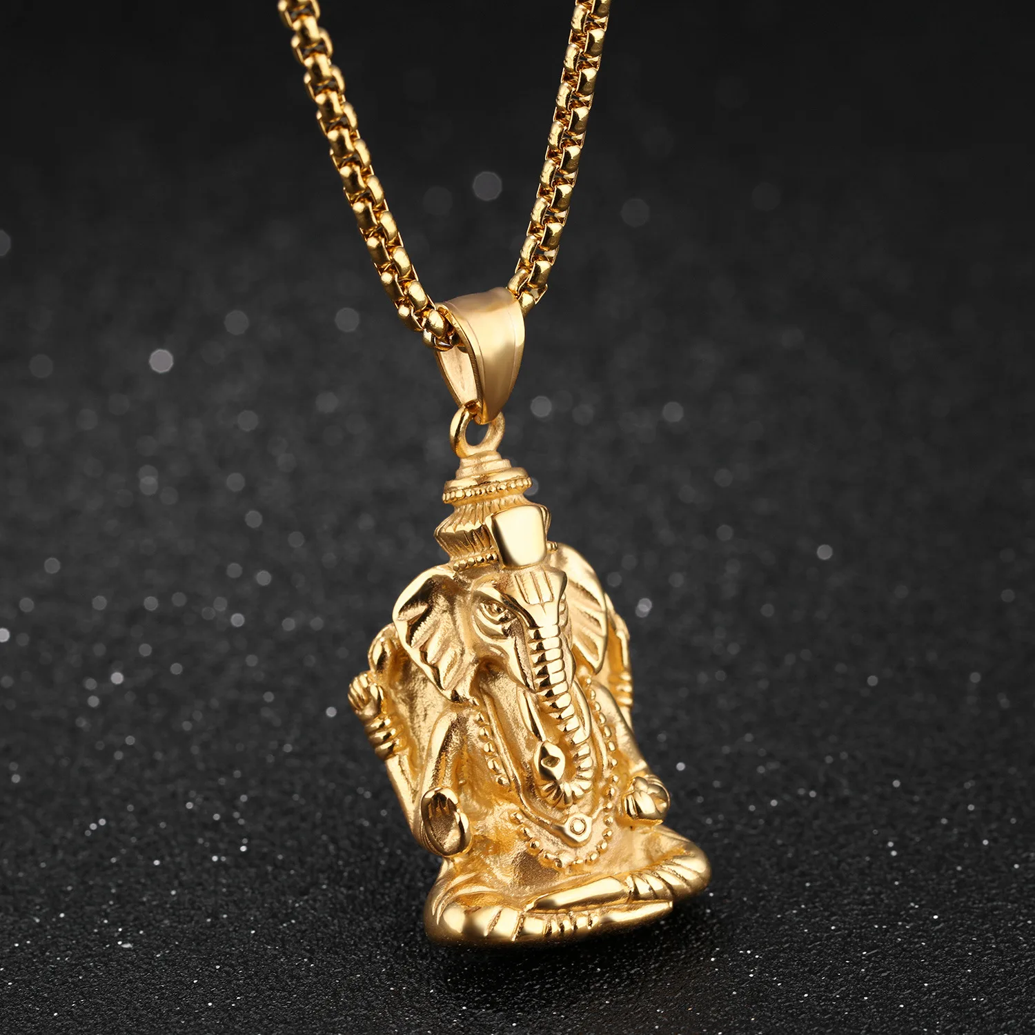 Stainless Steel Good Luck Elephant Charms Pendant Necklace Gold Silver Pendant Hanger Ketting Man Boyfriend Gift Colgante Hombre
Stainless Steel Good Luck Elephant Charms Pendant Necklace Gold Silver Pendant Hanger Ketting Man Boyfriend Gift Colgante Hombre