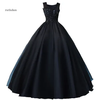 ruthshen Quinceanera Dresses Illusion V-Neck Beaded Vestidos Para Puffy Prom Dresses 2018 Ball Gown Black Colour New Arrival
ruthshen Quinceanera Dresses Illusion V-Neck Beaded Vestidos Para Puffy Prom Dresses 2018 Ball Gown Black Colour New Arrival