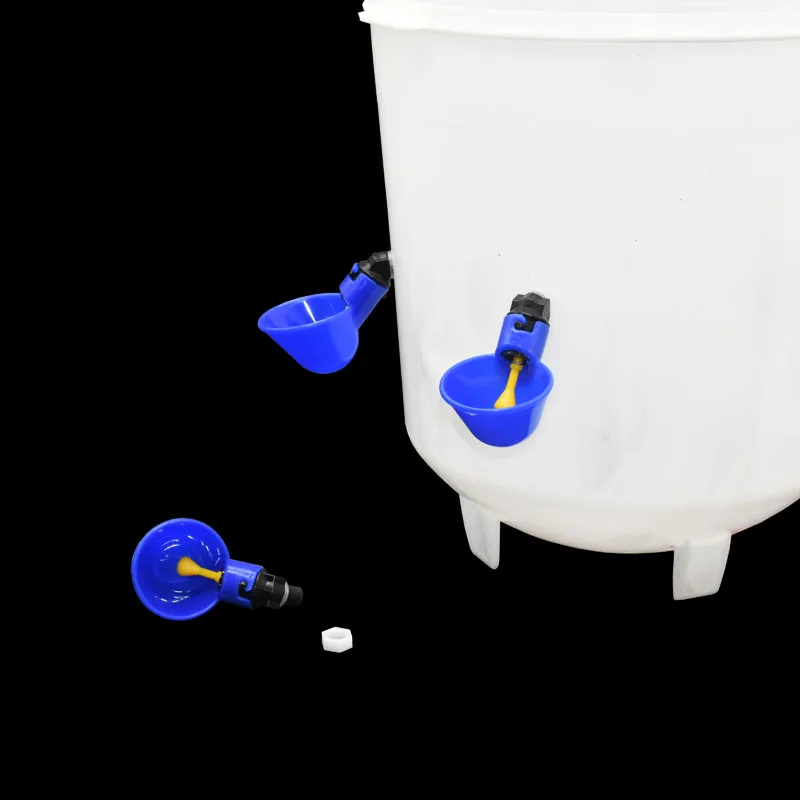 2 pcs Chicken Drinking Cup Automatic Drinker Chicken Feeder Plastic Poultry Water Drinking Cups Easy Installation With Screws
2 pcs Chicken Drinking Cup Automatic Drinker Chicken Feeder Plastic Poultry Water Drinking Cups Easy Installation With Screws