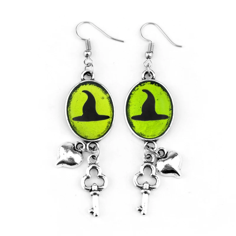 Wholesale a lot Cute Defy Gravity Wicked the Musical Inspired Earrings Elphaba Glinda jewelry ong Wicked Drop Earrings for women
Wholesale a lot Cute Defy Gravity Wicked the Musical Inspired Earrings Elphaba Glinda jewelry ong Wicked Drop Earrings for women