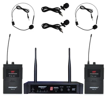 Freeboss FB-U10H2 Dual Way Digital UHF Wireless Microphone with 2 Lapel 2 Headset microphone 2 Bodypack Transmitter
Freeboss FB-U10H2 Dual Way Digital UHF Wireless Microphone with 2 Lapel 2 Headset microphone 2 Bodypack Transmitter