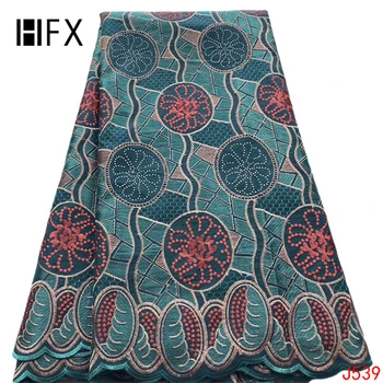 HFX Green African Lace Fabric Nigerian Lace High Quality 5 Yards Fabrics Swiss Voile Lace in Switzerland L539
HFX Green African Lace Fabric Nigerian Lace High Quality 5 Yards Fabrics Swiss Voile Lace in Switzerland L539