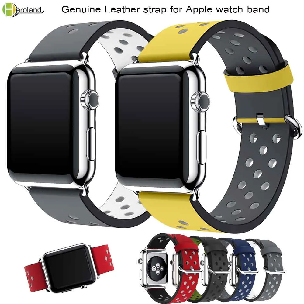 

Leather single tour strap for Apple watch band 4 44mm 40mm bracelet watchband Iwatch series 3/2/1 correa 42mm 38mm wrist strap