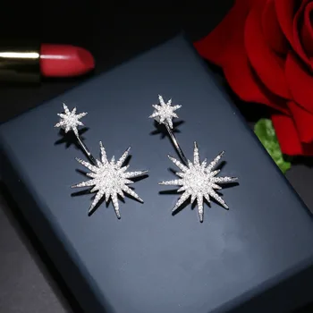 Statement Big Star Full Zircon Drop Earrings Fashion Elegant Luxurious Ear Jewelry For Women Bijoux
Statement Big Star Full Zircon Drop Earrings Fashion Elegant Luxurious Ear Jewelry For Women Bijoux