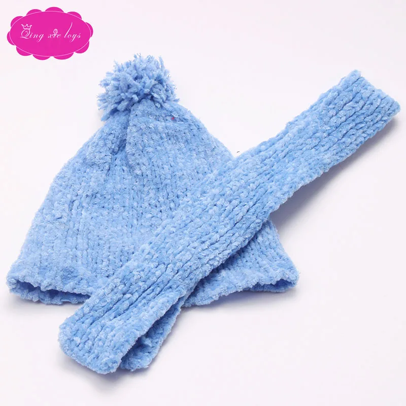 18-inch girl doll winter wool hat baby dolls of 43 cm can also be worn doll clothing accessories child's gift c182
18-inch girl doll winter wool hat baby dolls of 43 cm can also be worn doll clothing accessories child's gift c182