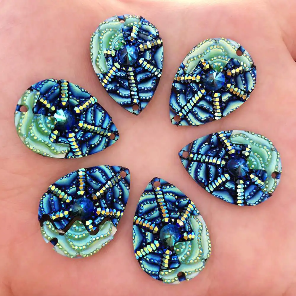 New 10PCS AB Resin 18*25mm teardrop Spider web Flat back rhinestone scrapbook ornaments diy wedding 2 hole buttons PF255
New 10PCS AB Resin 18*25mm teardrop Spider web Flat back rhinestone scrapbook ornaments diy wedding 2 hole buttons PF255