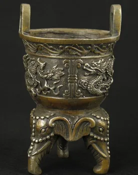 decoration bronze factory outlets Pure Brass Elaborate Old Copper Collectable Handmade Dragon Buddha Auspicious Incense Burner
decoration bronze factory outlets Pure Brass Elaborate Old Copper Collectable Handmade Dragon Buddha Auspicious Incense Burner