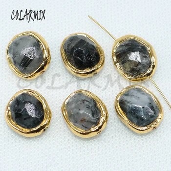 Natural labradorite stone hole beads electroplate stone eggs shape stone bead jewelry finding beads for jewelry making 4945
Natural labradorite stone hole beads electroplate stone eggs shape stone bead jewelry finding beads for jewelry making 4945