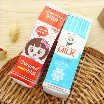 Creative Simulation Milk Box PU Leather Pencil Case Stationery Storage Organizer Bag School Office Supply Escolar Papelaria
Creative Simulation Milk Box PU Leather Pencil Case Stationery Storage Organizer Bag School Office Supply Escolar Papelaria