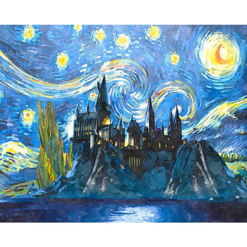 DIY Digital Oil Painting By Number Castle and Starry Sky Artwork Picture Wall Decoration Perfect Christmas Birthday Gift P1490
DIY Digital Oil Painting By Number Castle and Starry Sky Artwork Picture Wall Decoration Perfect Christmas Birthday Gift P1490