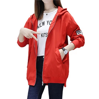 New Trench Coats for Women 2019 Spring Autumn Long Windbreaker Outerwear Female Casual Baseball Long Sleeve Hooded Coats LP100
New Trench Coats for Women 2019 Spring Autumn Long Windbreaker Outerwear Female Casual Baseball Long Sleeve Hooded Coats LP100