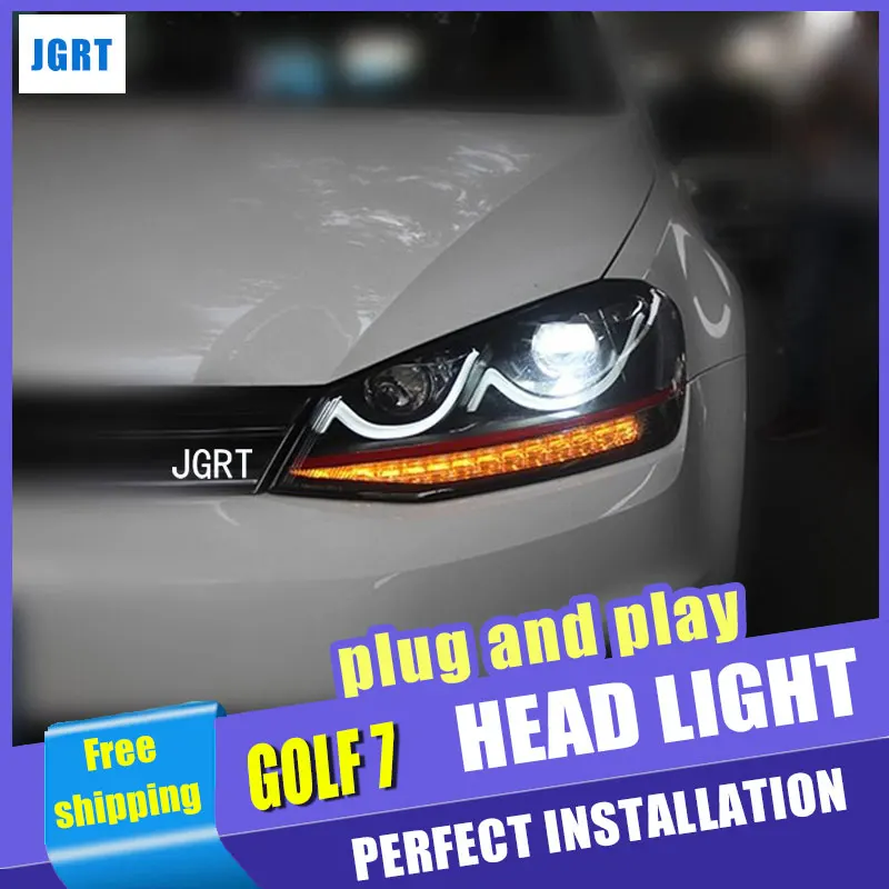 car styling For VW GOLF 7 headlight assembly 2015 For GOLF 7 LED lamp angel eyes bi xenon lens h7 d2h with hid kit 2pcs.
car styling For VW GOLF 7 headlight assembly 2015 For GOLF 7 LED lamp angel eyes bi xenon lens h7 d2h with hid kit 2pcs.