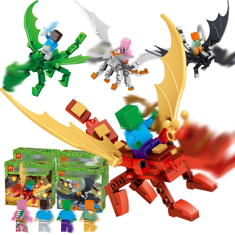 Minecrafted Ninjago Dragon Knight Dinosaur Building Blocks Toy Enlighten For Children Toy Bricks Model Compatible LegoING Blocks
Minecrafted Ninjago Dragon Knight Dinosaur Building Blocks Toy Enlighten For Children Toy Bricks Model Compatible LegoING Blocks