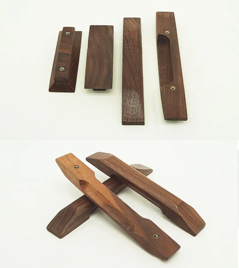 4Pcs/Lot Premintehdw Solid Wood Black Walnut Kitchen Cupboard Furniture Cabinet Drawer Handle Pull Knob Unpainted
4Pcs/Lot Premintehdw Solid Wood Black Walnut Kitchen Cupboard Furniture Cabinet Drawer Handle Pull Knob Unpainted