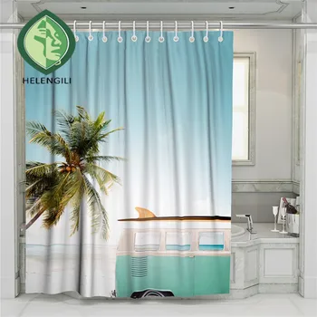HELENGILI 3D Beach Green Pink Car Shower Curtain Bathroom Waterproof Polyester Printing Curtains for Bathroom Shower
HELENGILI 3D Beach Green Pink Car Shower Curtain Bathroom Waterproof Polyester Printing Curtains for Bathroom Shower