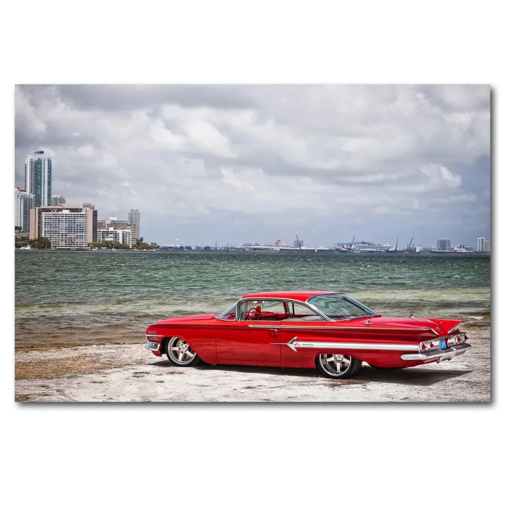 1960 Chevy Impala Red Car Classic Vehicle Wall Art Posters Canvas Art Prints Art Paintings For Living Room Decor
1960 Chevy Impala Red Car Classic Vehicle Wall Art Posters Canvas Art Prints Art Paintings For Living Room Decor