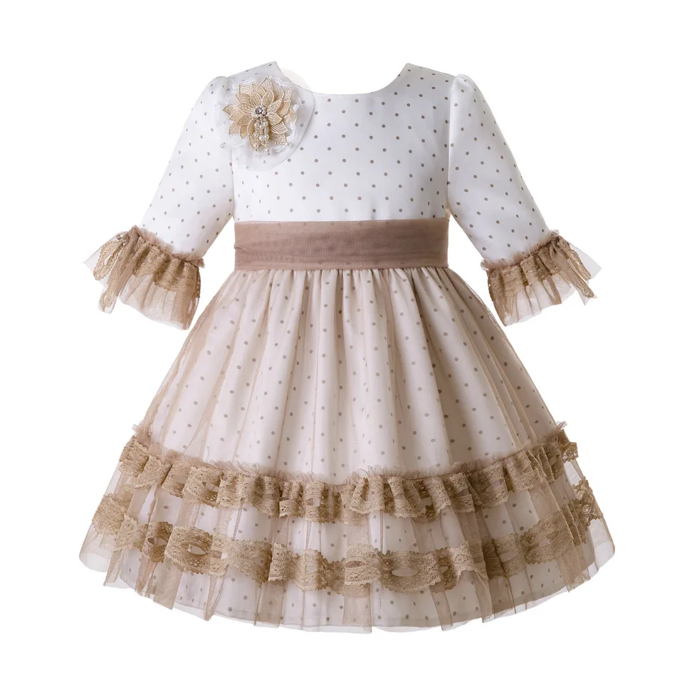 Pettigirl Wholesale Girl Communion Dresses With Flower Lace Mesh Evening Gowns For Wedding Spring Ceremony Dress G-DMGD108-C73
Pettigirl Wholesale Girl Communion Dresses With Flower Lace Mesh Evening Gowns For Wedding Spring Ceremony Dress G-DMGD108-C73