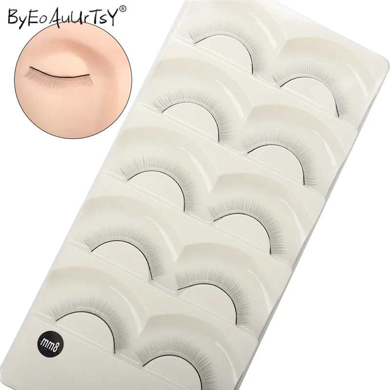50 pcs Individual False Eyelashes Natural Training Lashes for Eyelash Extension Practicing For Beginners Teaching Lashes Tools
50 pcs Individual False Eyelashes Natural Training Lashes for Eyelash Extension Practicing For Beginners Teaching Lashes Tools