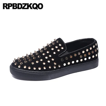 Skate New Luxury Fashion Men Shoes Sneakers Hip Hop Flats Street Style Black Suede Dandelion Rivet Metal Red Spike Spring Stud
Skate New Luxury Fashion Men Shoes Sneakers Hip Hop Flats Street Style Black Suede Dandelion Rivet Metal Red Spike Spring Stud