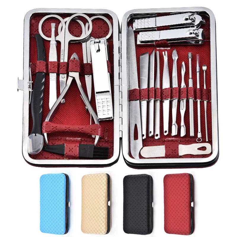 20pcs Nail Clipper Kit with Case Nail Care Pedicure Cutters Nail Scissor Tweezer Knife Professional Manicure Beauty Tool
20pcs Nail Clipper Kit with Case Nail Care Pedicure Cutters Nail Scissor Tweezer Knife Professional Manicure Beauty Tool