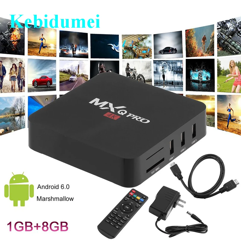 Kebidumei Professional 1GB RAM+8GB ROM Quad Core WiFi 4K Streaming Loaded Smart TV Box for Android Smart Media Set Top Box
Kebidumei Professional 1GB RAM+8GB ROM Quad Core WiFi 4K Streaming Loaded Smart TV Box for Android Smart Media Set Top Box