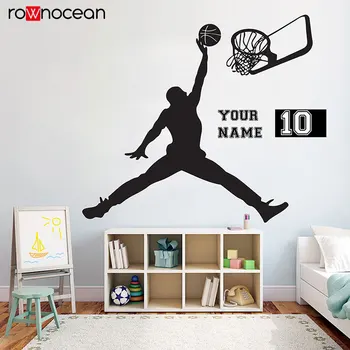Basketball Player Wall Decal Personalized Name And Number Wall Art Vinyl Stickers Kids Room Removable Murals Home Decor 3Y13
Basketball Player Wall Decal Personalized Name And Number Wall Art Vinyl Stickers Kids Room Removable Murals Home Decor 3Y13
