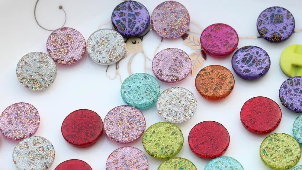 500pcs resin shiny glitter resin flat shank back Buttons sewing craft diy buttons cabochon beads 14mm D10
500pcs resin shiny glitter resin flat shank back Buttons sewing craft diy buttons cabochon beads 14mm D10