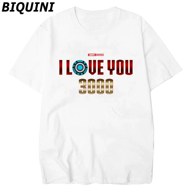 I Love You 3000 T Shirt for Women/men Summer Cotton Avengers Endgame Man's T-shirt Father's Day Couple Clothes Streetwear Newest
I Love You 3000 T Shirt for Women/men Summer Cotton Avengers Endgame Man's T-shirt Father's Day Couple Clothes Streetwear Newest