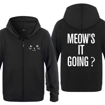 MEOW's IT GOING Letter Sweatshirts Men 2018 Mens Zipper Hooded Fleece Hoodies Cardigans
MEOW's IT GOING Letter Sweatshirts Men 2018 Mens Zipper Hooded Fleece Hoodies Cardigans