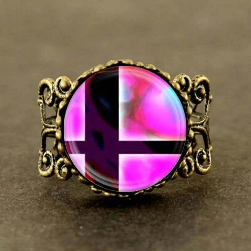 Super Smash Bros Ball Pink and Black Mens chain brass silver Ring steampunk Jewelry Gift women
Super Smash Bros Ball Pink and Black Mens chain brass silver Ring steampunk Jewelry Gift women