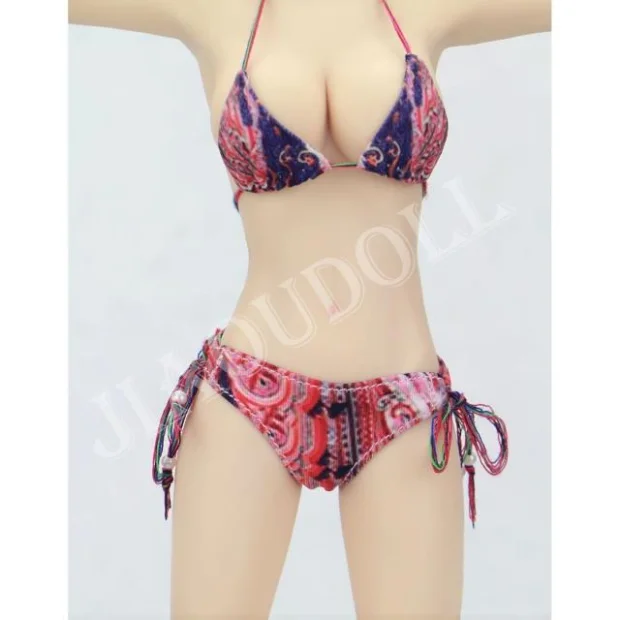 1:6 Scale Orange Bra black panties Bikini Set F 12/" Phicen Hottoys Body Doll Toy