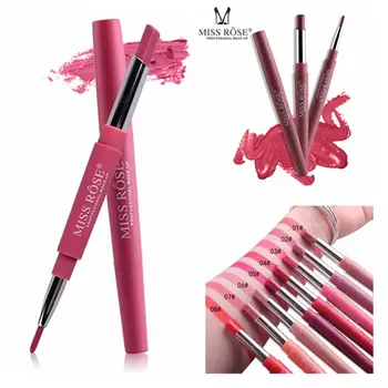 New Matte Lipstick Pencils Lips Batom Sexy Nude Color Cosmetics Pigments Double-end Waterproof Matte Lip Liner Pen maquiagem
New Matte Lipstick Pencils Lips Batom Sexy Nude Color Cosmetics Pigments Double-end Waterproof Matte Lip Liner Pen maquiagem