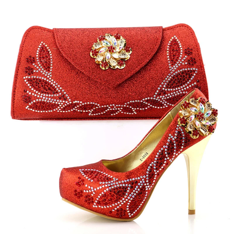 SB8178-4 red wedding high heel shoes and bag with many crystal shoes and bag set women pumps and clutches bag in red color 2018
SB8178-4 red wedding high heel shoes and bag with many crystal shoes and bag set women pumps and clutches bag in red color 2018