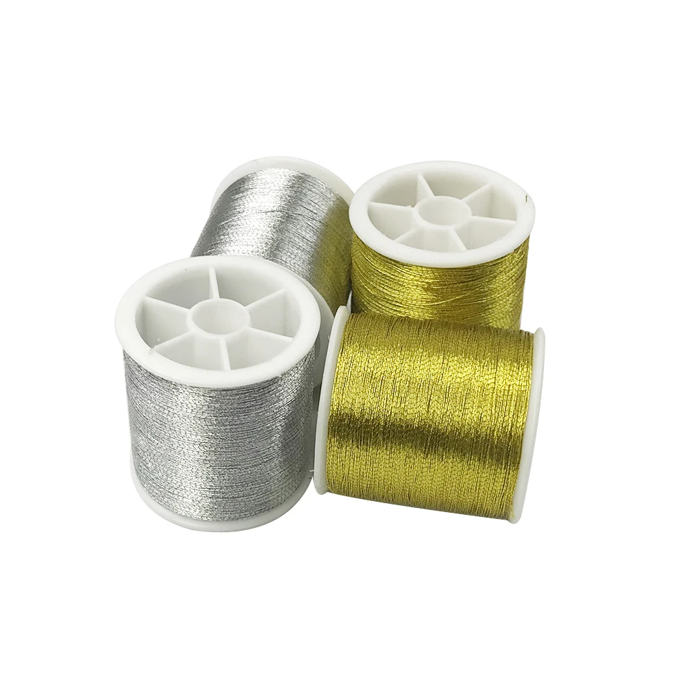 D&D Gold/Silver 109 Yards Durable Overlocking Sewing Machine Threads Polyester Cross Stitch Strong Threads for Sewing Supplies
D&D Gold/Silver 109 Yards Durable Overlocking Sewing Machine Threads Polyester Cross Stitch Strong Threads for Sewing Supplies