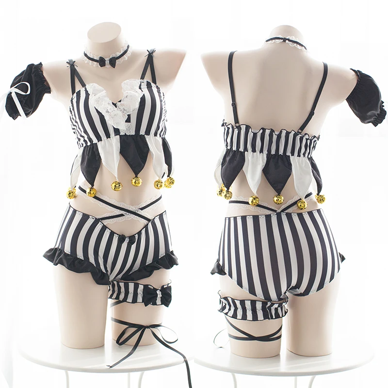 Kawaii Anime Sexy Clowns Cosplay Costume Lingerie Set Lolita Underwear Panties Bondage Nightwear Caitsuit Circus Uniforms
Kawaii Anime Sexy Clowns Cosplay Costume Lingerie Set Lolita Underwear Panties Bondage Nightwear Caitsuit Circus Uniforms