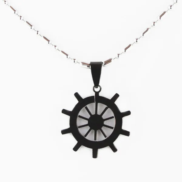 2014 fashion jewelry stainless steel crafts pendant Pirate ship rudder shaped pendant necklace chain Couple Collarbone chain
2014 fashion jewelry stainless steel crafts pendant Pirate ship rudder shaped pendant necklace chain Couple Collarbone chain