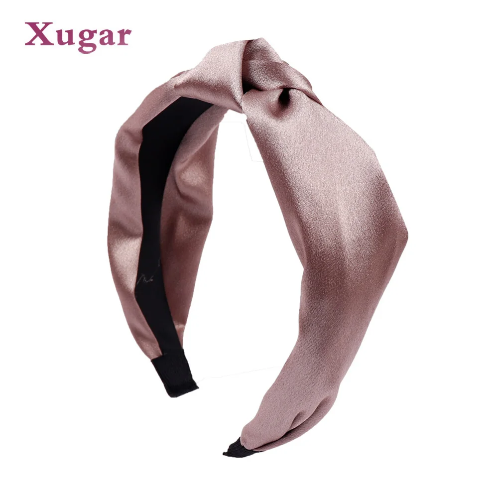 Solid Satin Cross Headband For Women Lady Twisted Knot Hairband Wide Turban Hair Hoop High Quality Hair Accessories Headwear
Solid Satin Cross Headband For Women Lady Twisted Knot Hairband Wide Turban Hair Hoop High Quality Hair Accessories Headwear