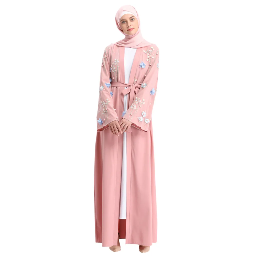 ISHOWTIENDA Women Muslim Dress Openwork Long Dress Robe Open Cardigan Embroidery Muslim Dubai Robe Gown Robe Musulmane Longue
ISHOWTIENDA Women Muslim Dress Openwork Long Dress Robe Open Cardigan Embroidery Muslim Dubai Robe Gown Robe Musulmane Longue