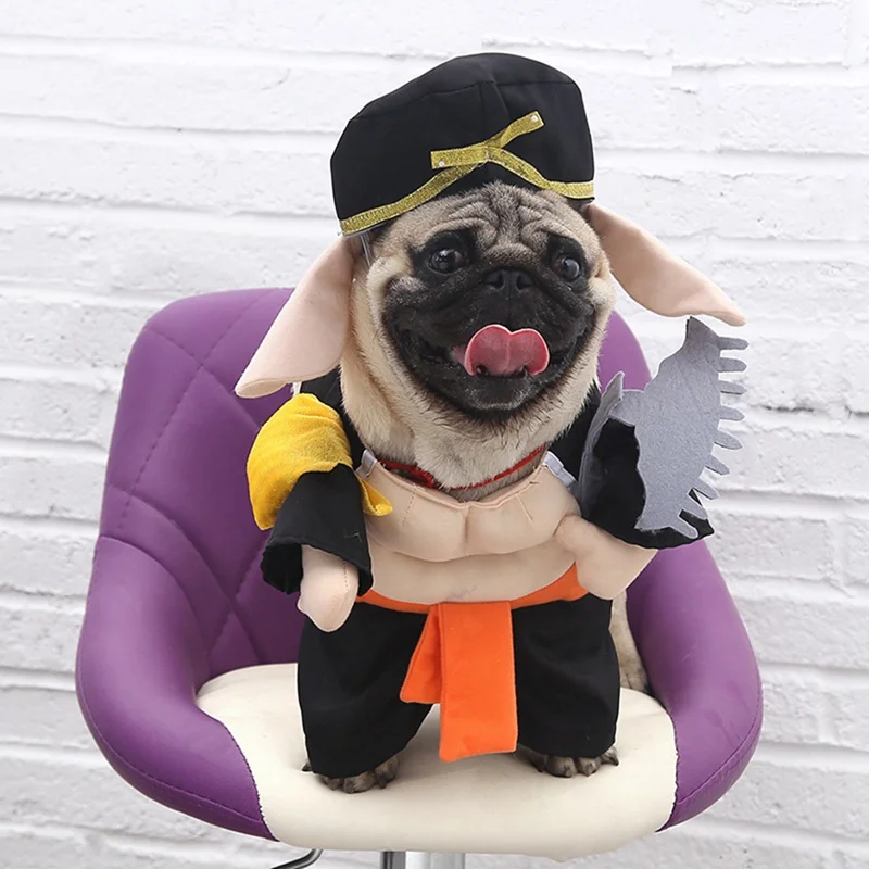 Novelty Pet Dog Funny Makeup Clothes With Hat Cat Dog Cosplay Chinese Classic Character Pig King Puppy Coat Party Dress Costume
Novelty Pet Dog Funny Makeup Clothes With Hat Cat Dog Cosplay Chinese Classic Character Pig King Puppy Coat Party Dress Costume