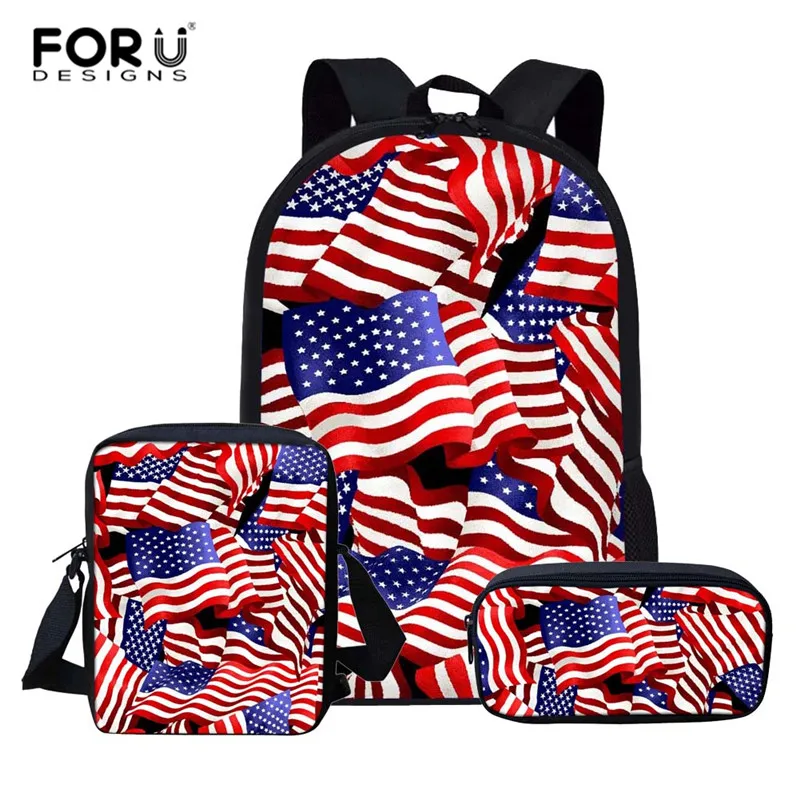 FORUDESIGNS 3pcs/Sets Children School Bags Set USA/UK Flag Girls Kids Backpack Boys Student Elementary Schoolbags Book Bag
FORUDESIGNS 3pcs/Sets Children School Bags Set USA/UK Flag Girls Kids Backpack Boys Student Elementary Schoolbags Book Bag