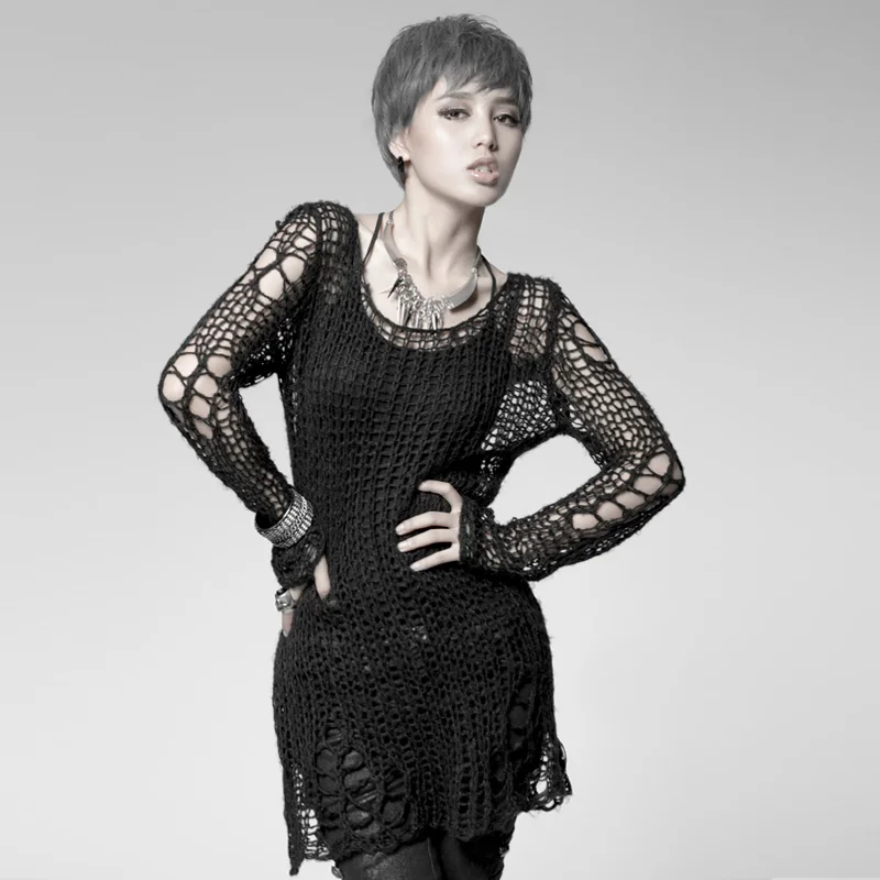 Punk Sexy Hollow Out Women Long Sweaters Spring Summer Fashion Casual O-Neck Long Sleeve Sweater Tops
Punk Sexy Hollow Out Women Long Sweaters Spring Summer Fashion Casual O-Neck Long Sleeve Sweater Tops